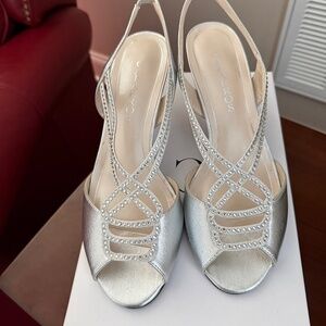 Silver Metallic “Philomena” Shoes